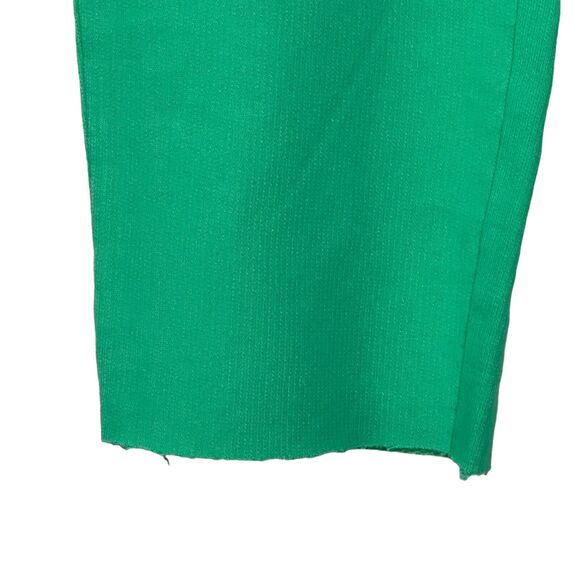 Sandrine Rose Green Oversized Cropped Sweatpants Side Pocket Women XS NWT - Picture 7 of 11